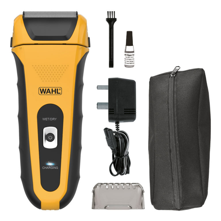 Wahl Lifeproof 7061-117 facial foil shaver with UK-region accessories